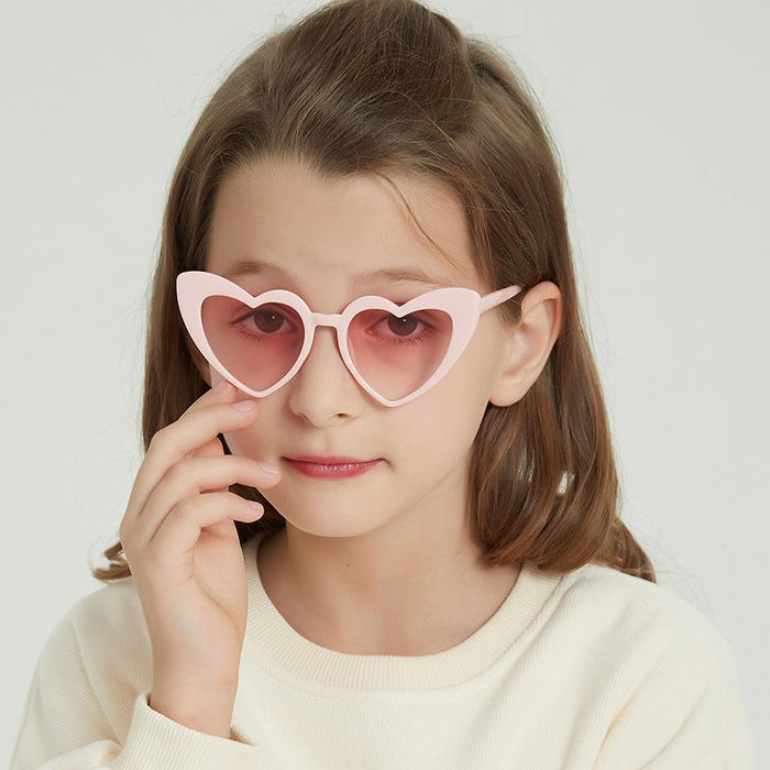 Children's Sunglasses peach heart Sunglasses