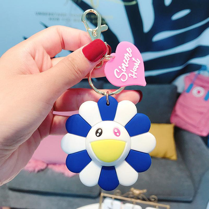 Creative Cute Cartoon Sunflower Keychain