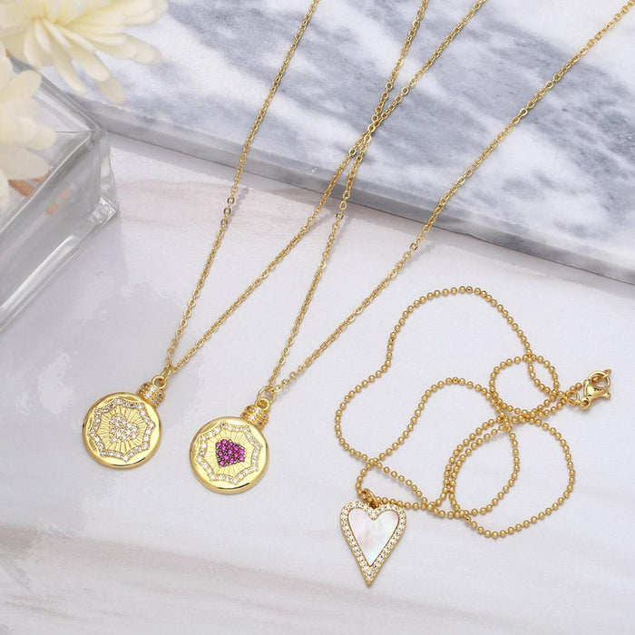 Temperament Minority Design Baibei Love Pendant Clavicle Chain