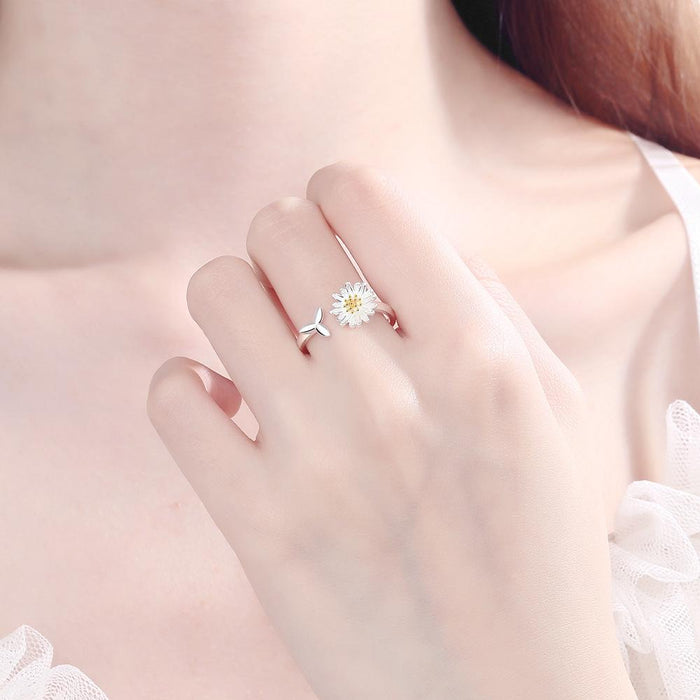 Daisy Open Ring Simple and Fresh Women's Ring