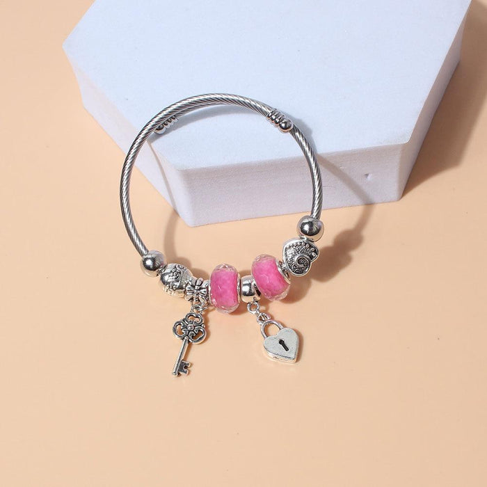 New Creative Butterfly Owl Cross Pendant Bracelet Accessories