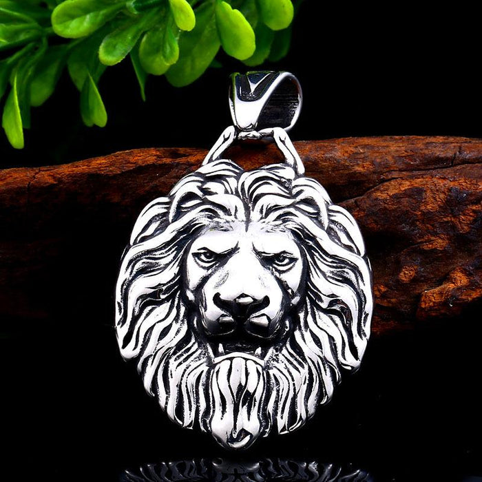 Stainless Steel Lion Jewelry Pendant Only, No Necklace