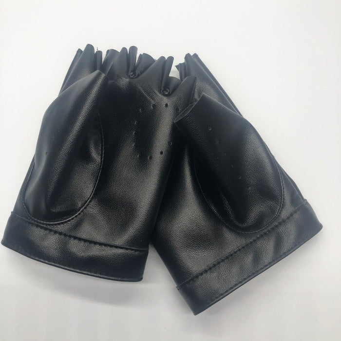 Heart Nightclub Punk Street Dance Half Finger Gloves