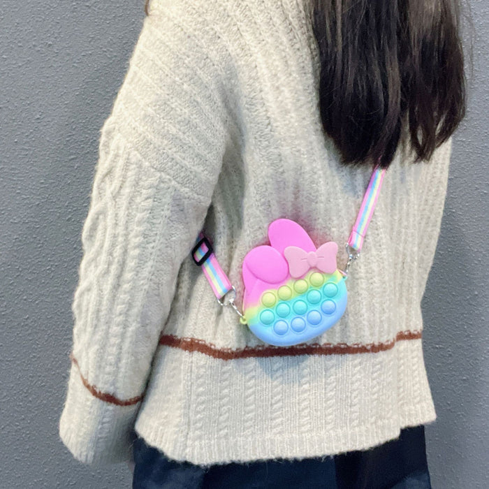 Bow powder diagonal bag toy