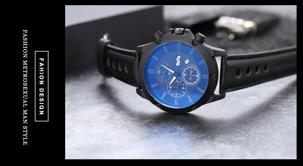 Sport Fashion Calendar Quartz Waterproof for Men Watch Relogio Masculino