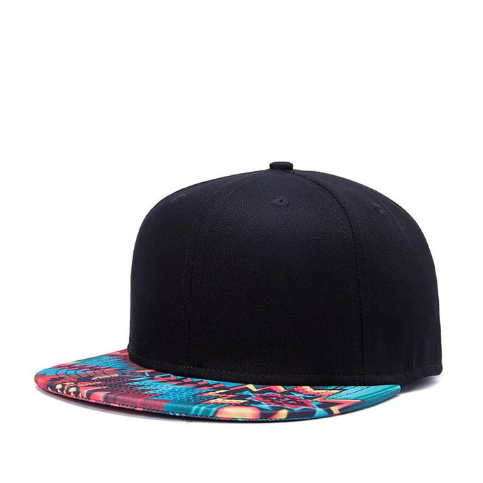 New Baseball Cap Printed Personalized Hip-hop Flat Brim Hat