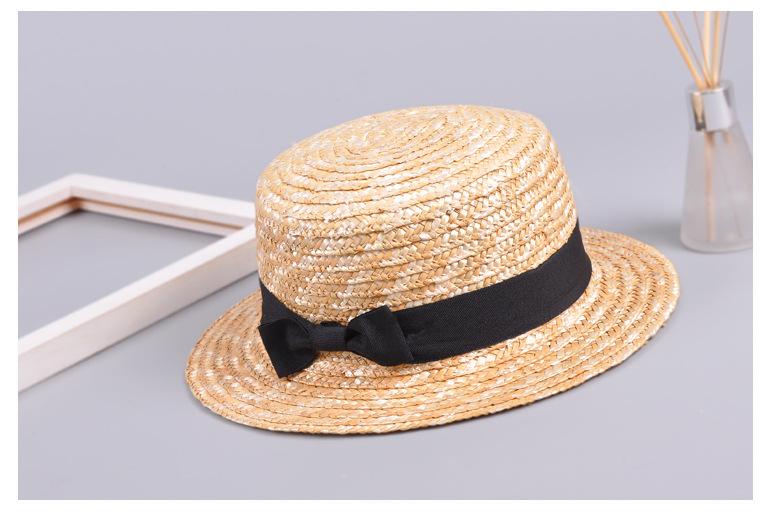 Summer Boys and Girls Bow Princess Beach Straw Hat