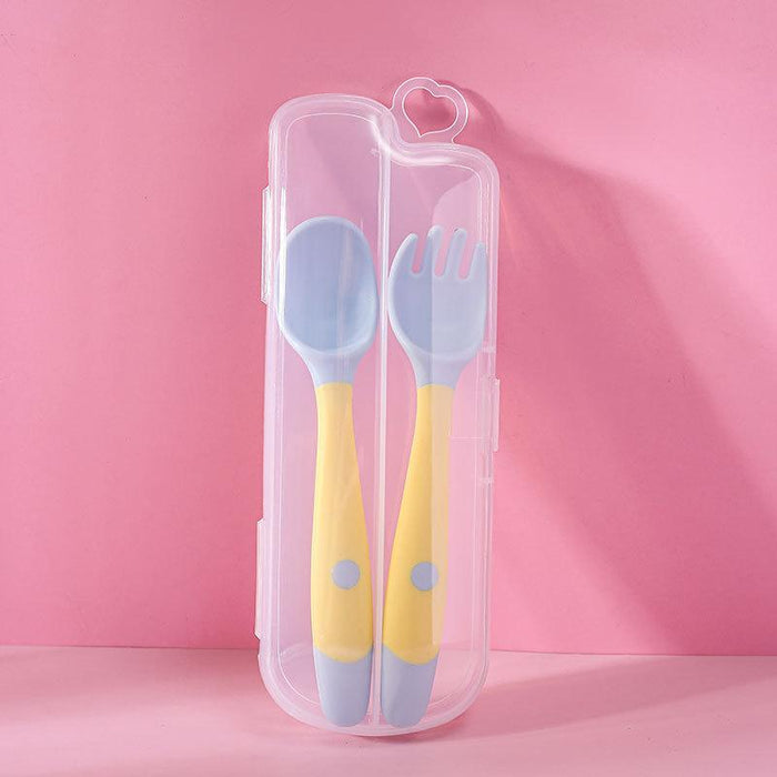 Bendable Silicone Spoon for Baby Utensils Set