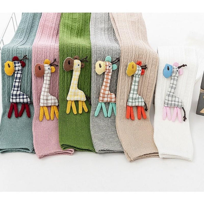 1 to 8 Years Deer Girl Trousers Cotton Leggings