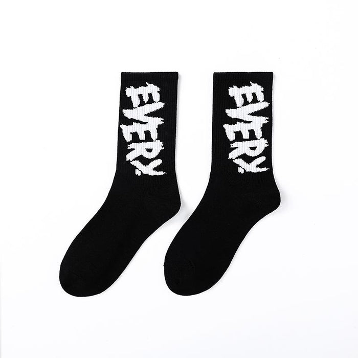 Funny Men Hip Hop Skeleton Socks