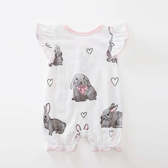 Summer Cute Rabbit Baby Jumpsuit