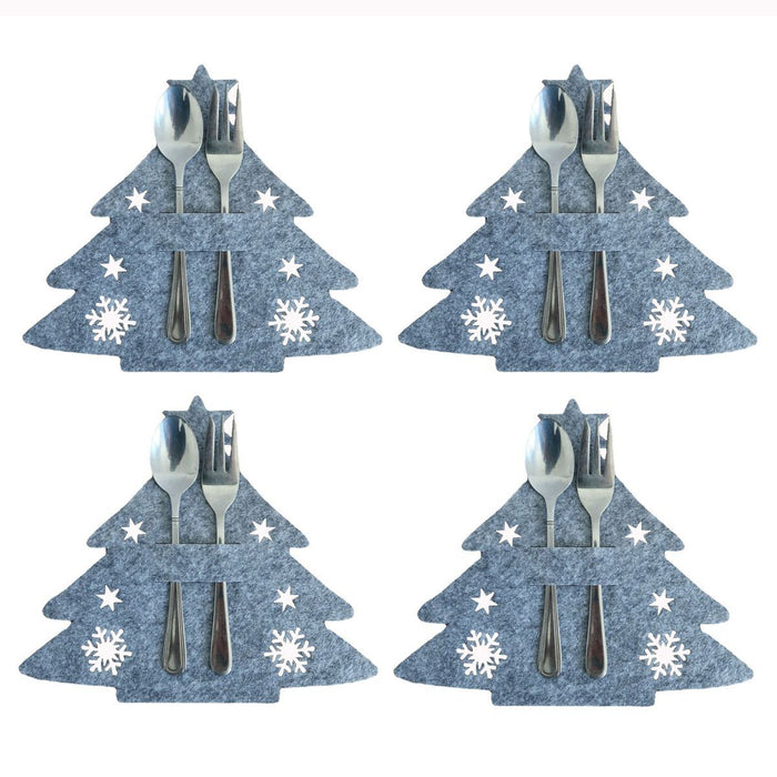 4PCS 44 Styles Christmas Knife and Fork Holder