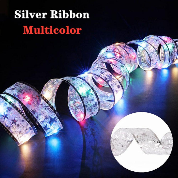 Ribbon Fairy Light Christmas Decoration 2022
