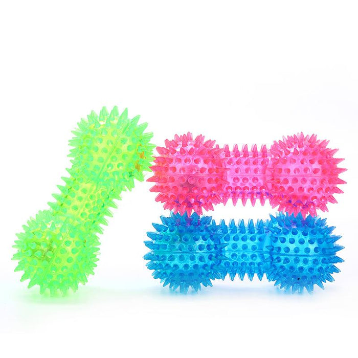 Pet Dog Toys Chewing Rubber Toys Fun Biting Bone Shapes