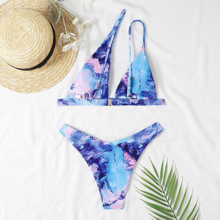 New Cow Print Women's Split Bikini