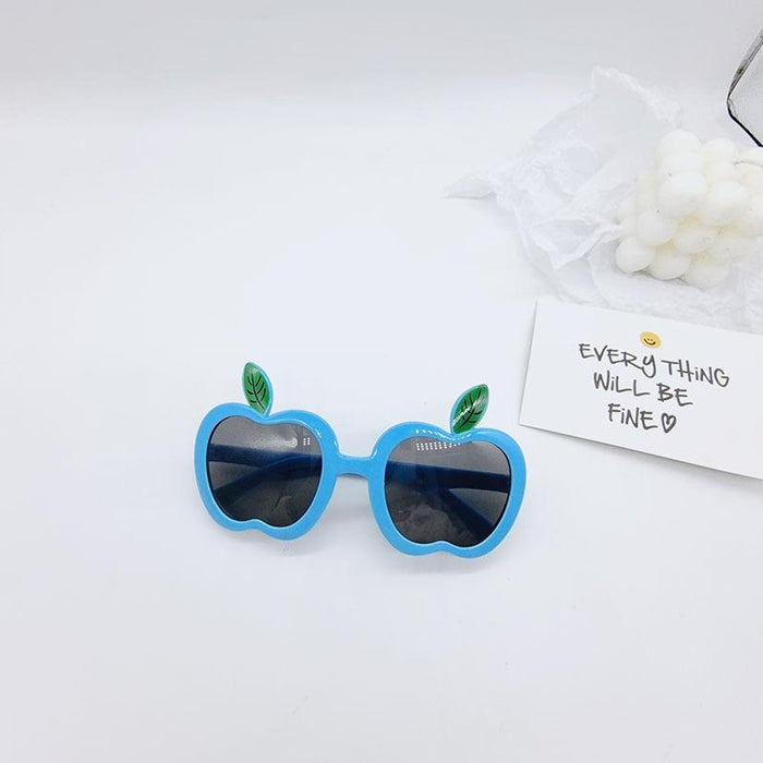 Cute Cartoon Apple Children's Anti Ultraviolet Sunglasses