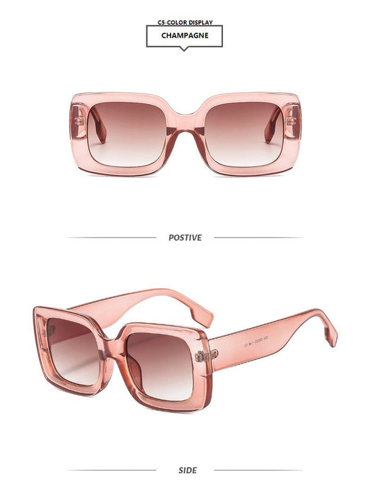 Box simple Retro Sunglasses
