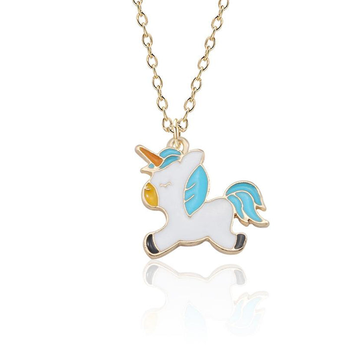 Cartoon Cute Unicorn Necklace