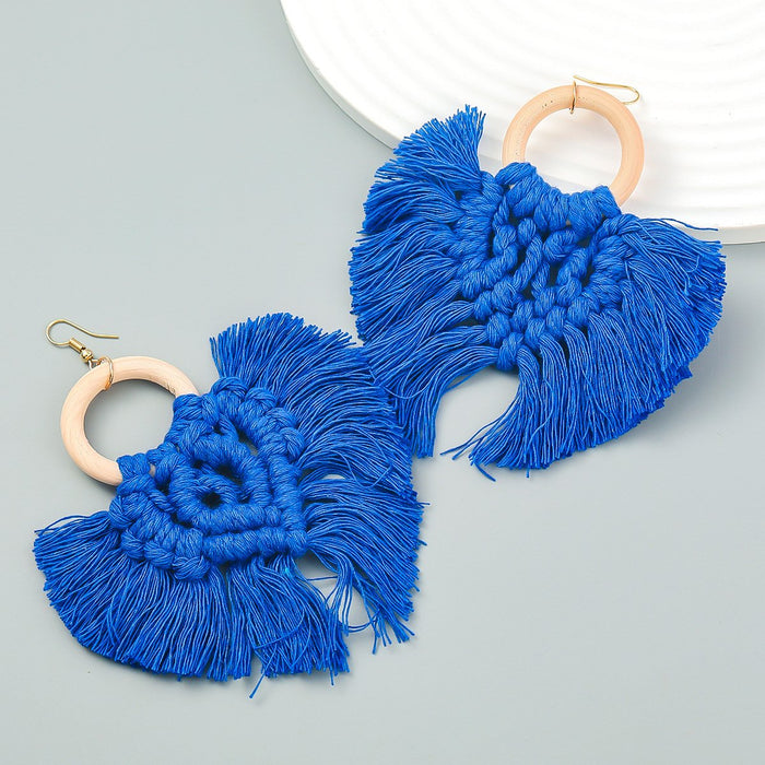 Women's Bohemian Handmade Tassel Earrings