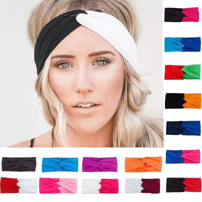 Women Twist Leopard Hairbands Elastic