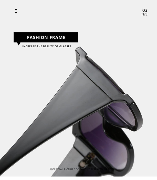 Large frame sunglasses retro square Sunglasses