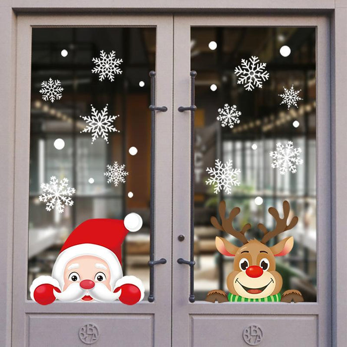 2022 Christmas Window Stickers