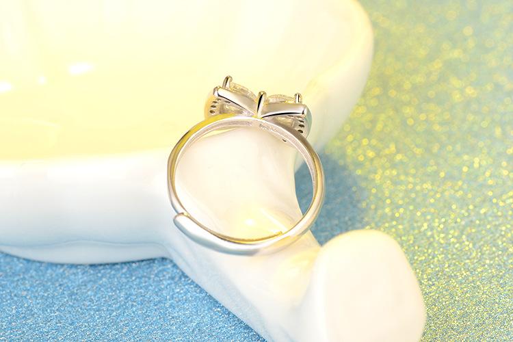 New Fashion Simple Bow Knot Open Ring