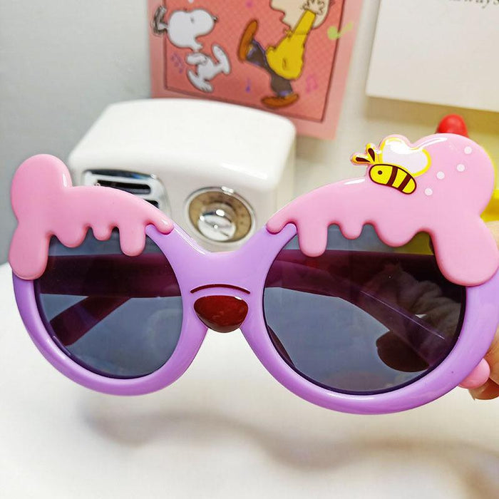 Honey Bee Bear Children‘s Cartoon Polarized Sunglasses