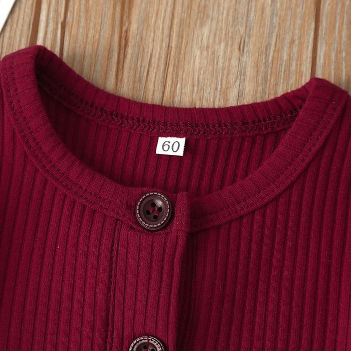 Summer Infant Clothes Solid Jumpsuit