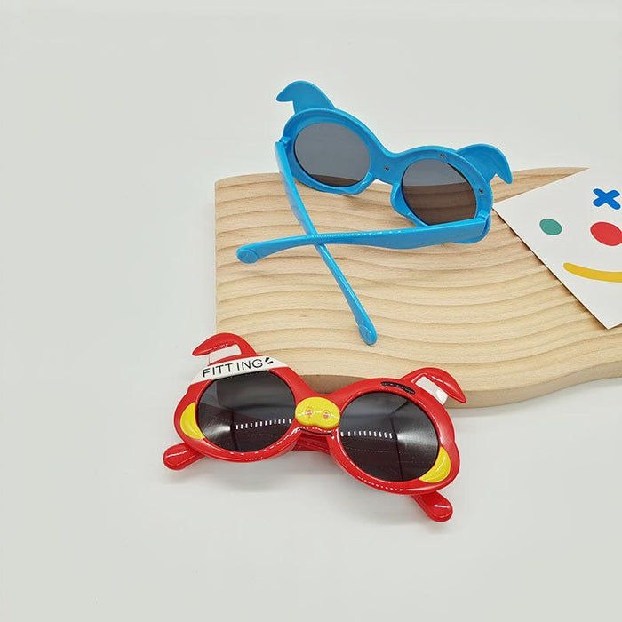 Cartoon Pig Anti Ultraviolet Silicone Children's Sunglasses