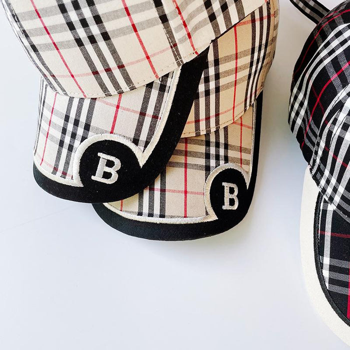 Fashion Bound Color Stripe B Letter Children's Baseball Cap