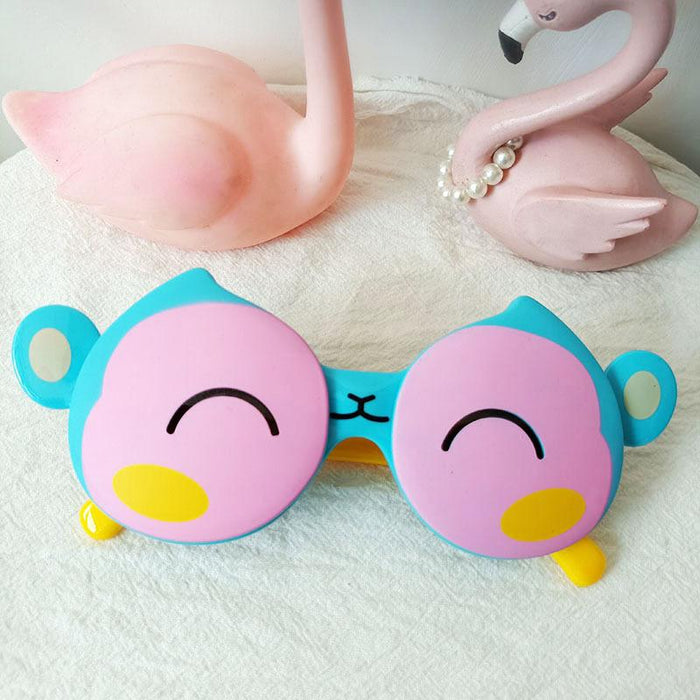 Fashion Little Peach Funny Children's Silicone Sunglasses