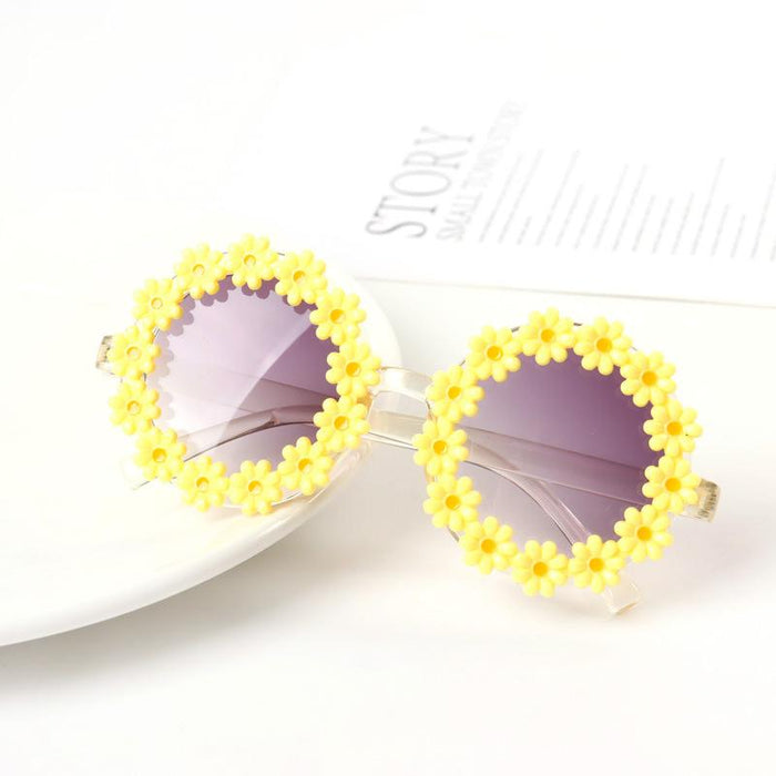Children's Sunglasses small flower beach glasses