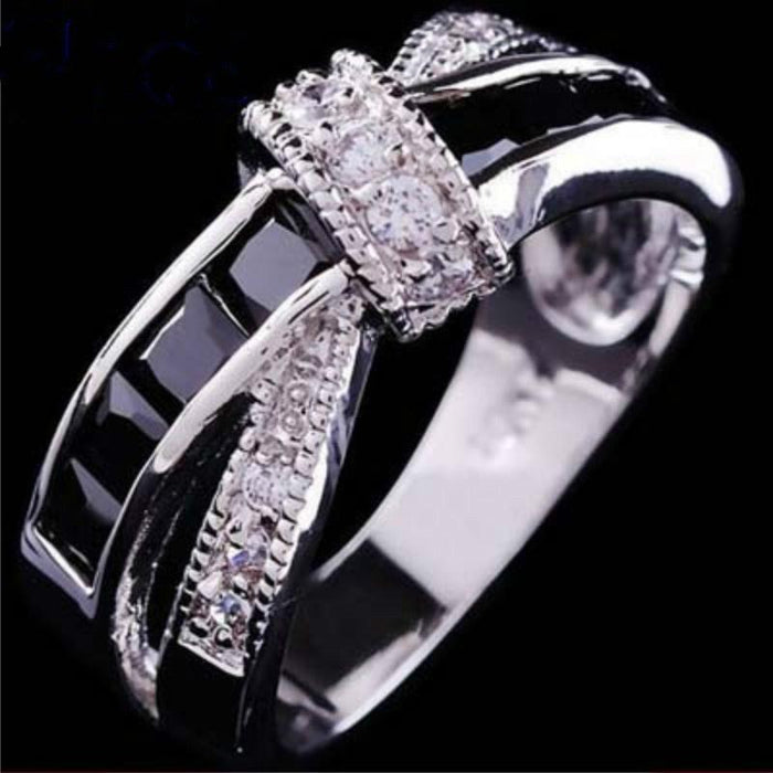 Fashion Luxury Unisex Jewelry Zircon Bridal Rings