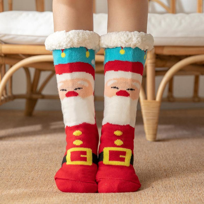 Cute Warm Socks Thicken Plus Cotton Winter Women Socks
