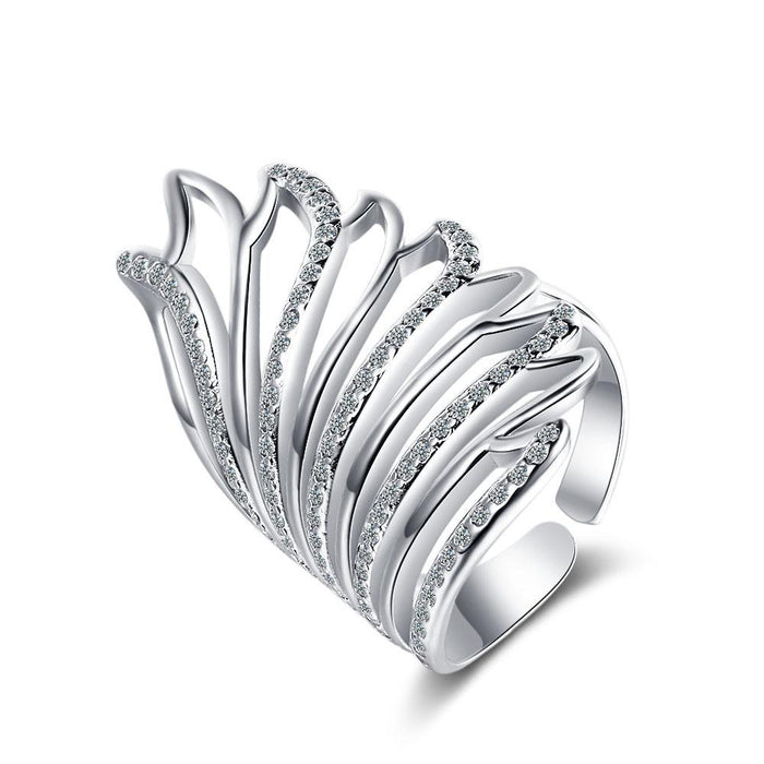 New Angel's Wing Opening Ring