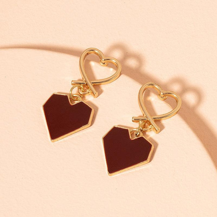 New Personality Asymmetrical Note Women's Earrings