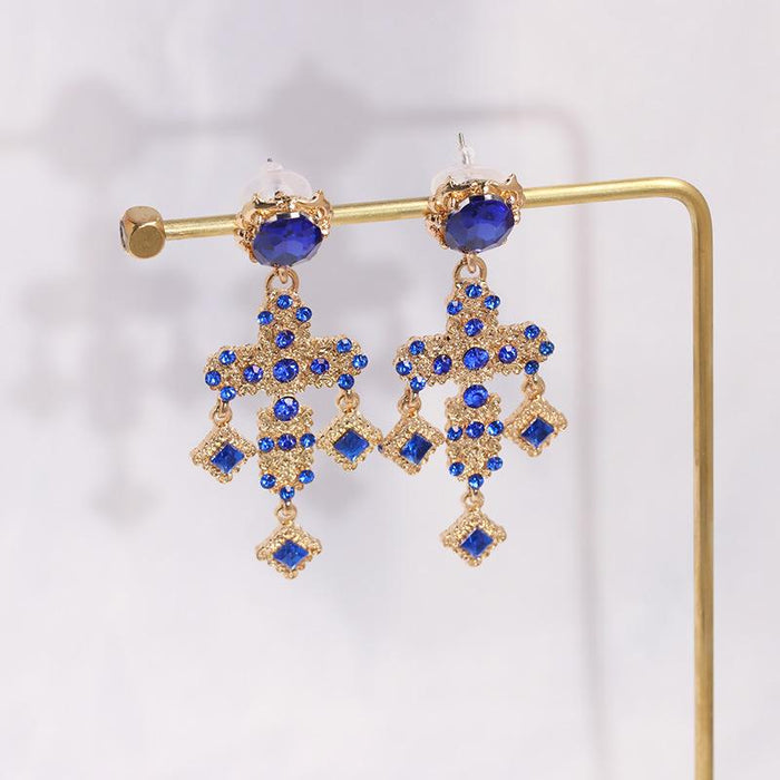 New Women's Jewelry Bird Earrings Inlaid Rhinestone