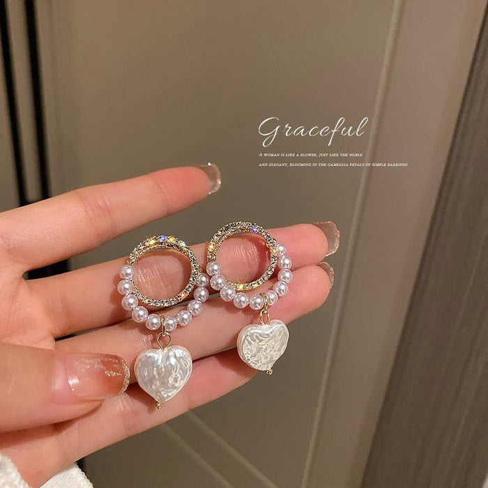 New Fashion Simple Women's Love Pendant Earrings