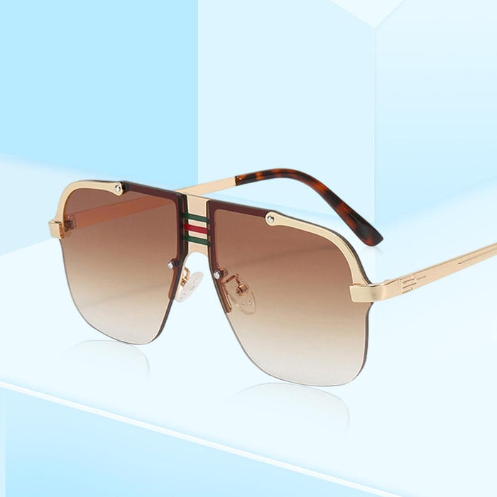 Square large frame sunglasses