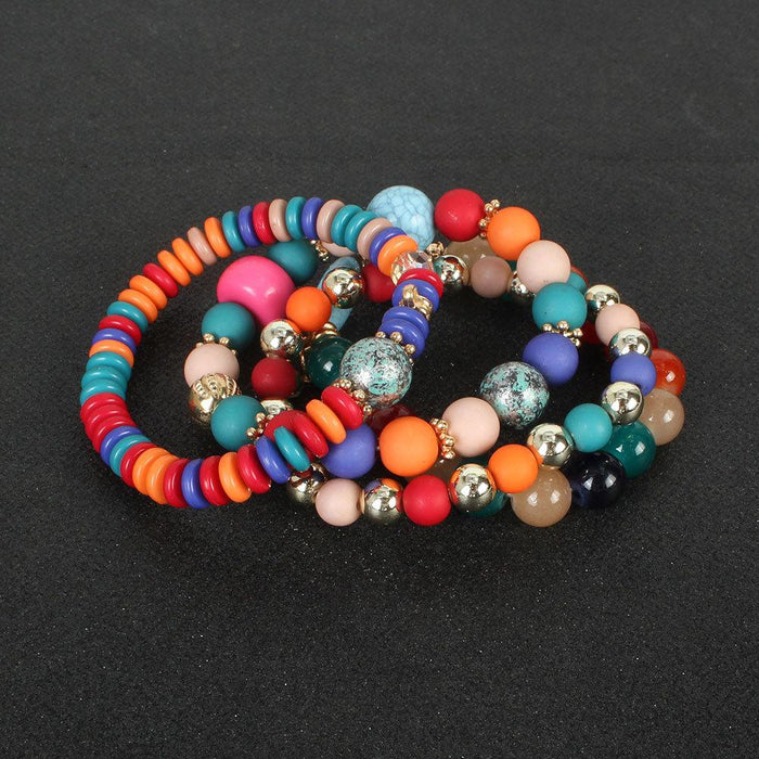 New Bohemian Tassel Love Beaded Bracelet Set