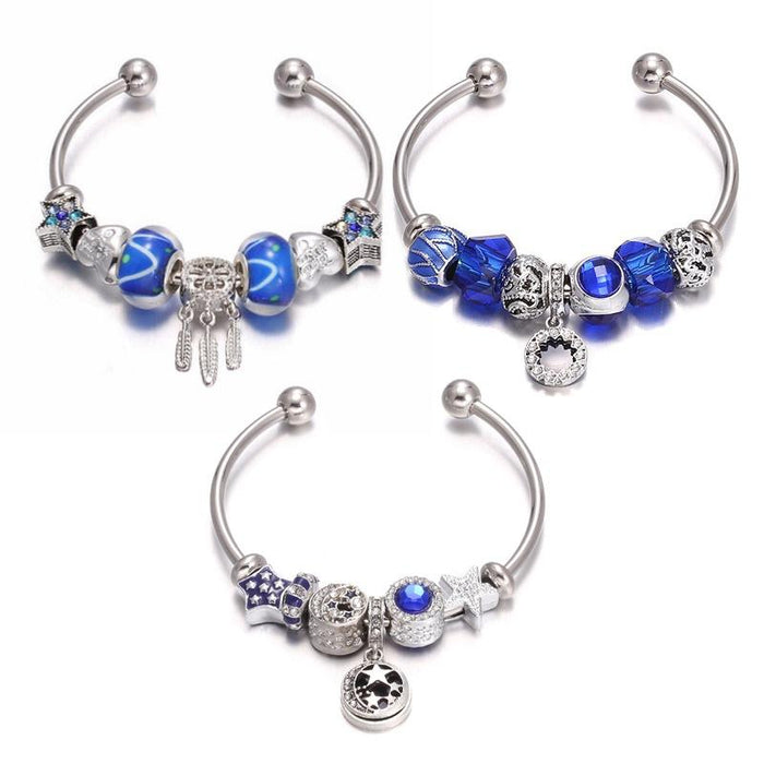 Blue Starry Ocean Dream Catcher Series Bracelet