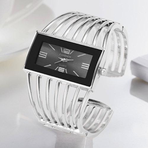 Womens Bangle Bracelet Dress Wristwatch