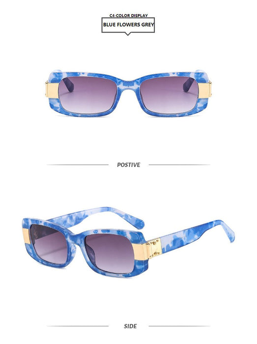 Modern retro square Sunglasses