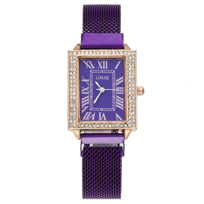 New Stainless Steel Women Wristwatch Quartz Fashion Casual Clock LLZ20032