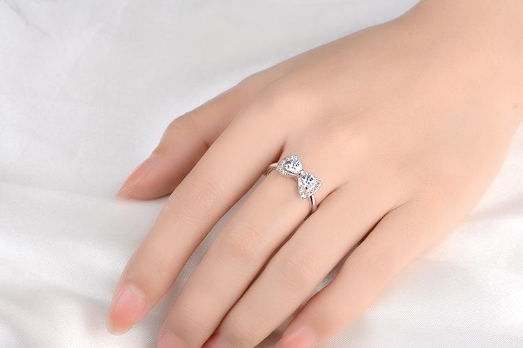 New Fashion Simple Bow Knot Open Ring