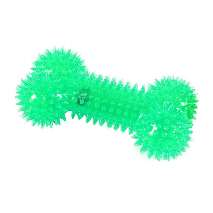 Pet Dog Toys Chewing Rubber Toys Fun Biting Bone Shapes