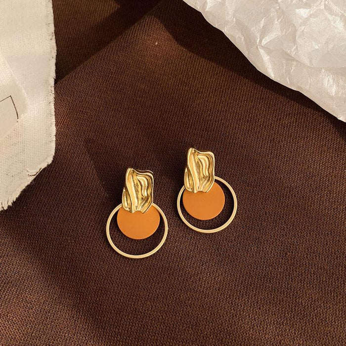 New Retro Bow Simple Design Women's Earrings