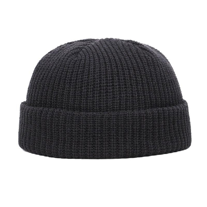 Knitted Hats for Women Black Beanie Hat