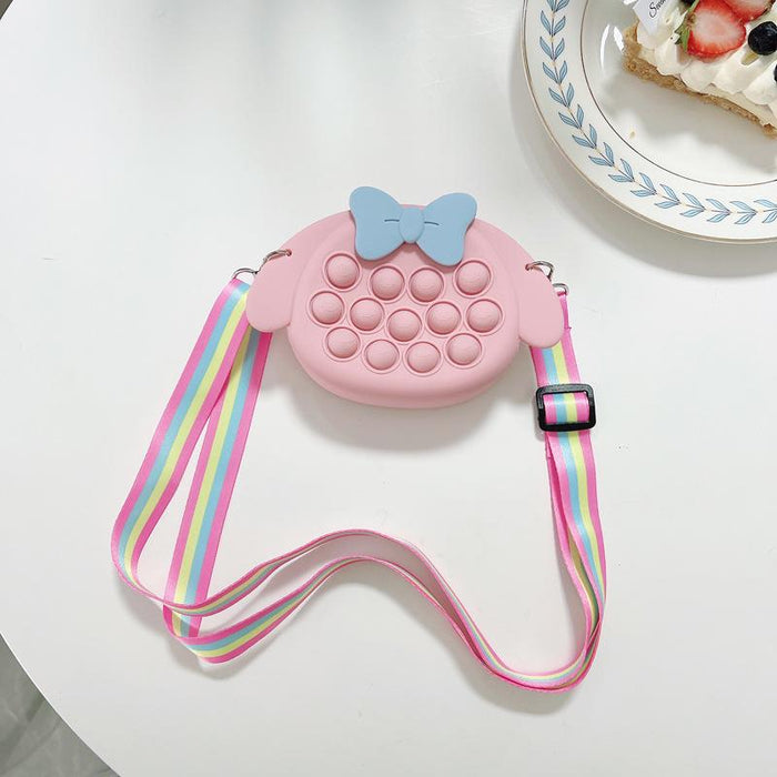 Bow powder diagonal bag toy
